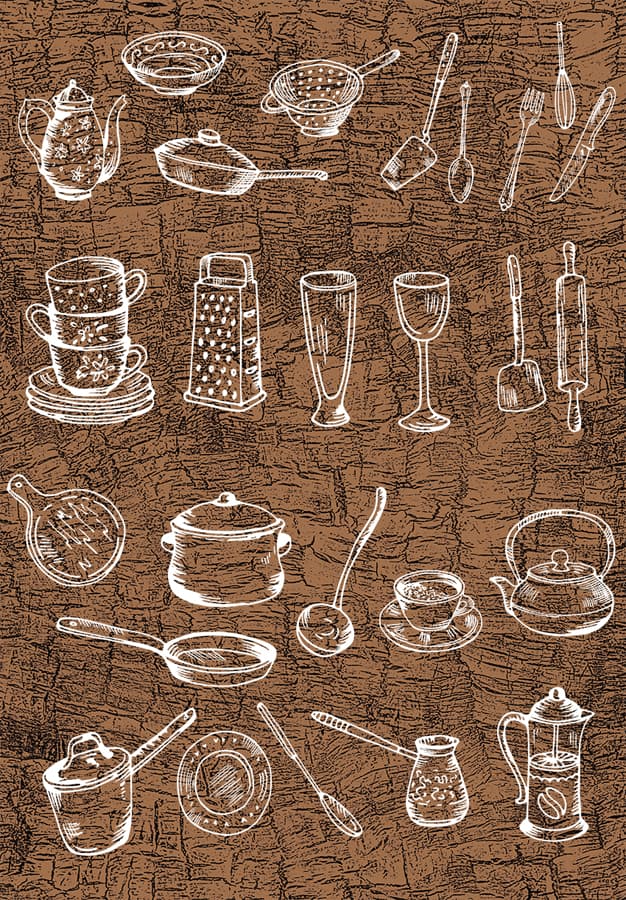 F-5005 Kitchen Patterned Rugs